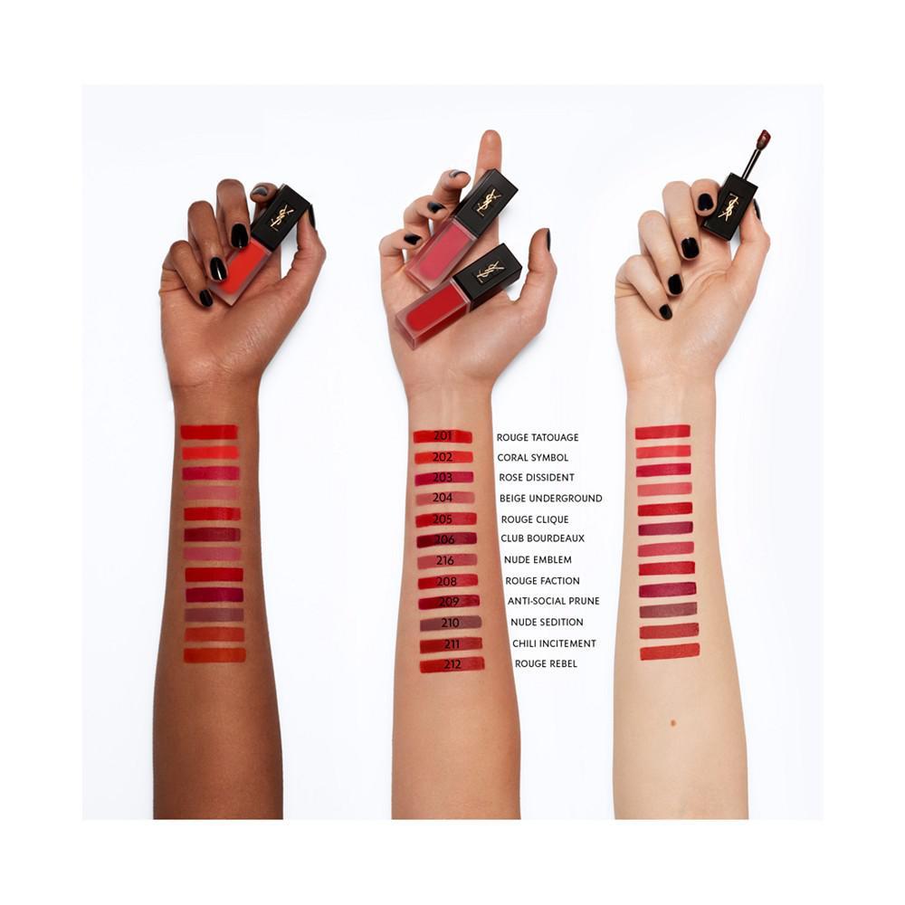 商品Yves Saint Laurent|Tatouage Couture Velvet Cream Liquid Lipstick,价格¥323,第7张图片详细描述