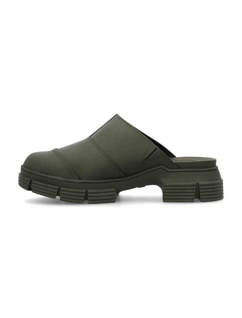商品Ganni|Ganni Recycled Rubber City Mules,价格¥1140,第3张图片详细描述