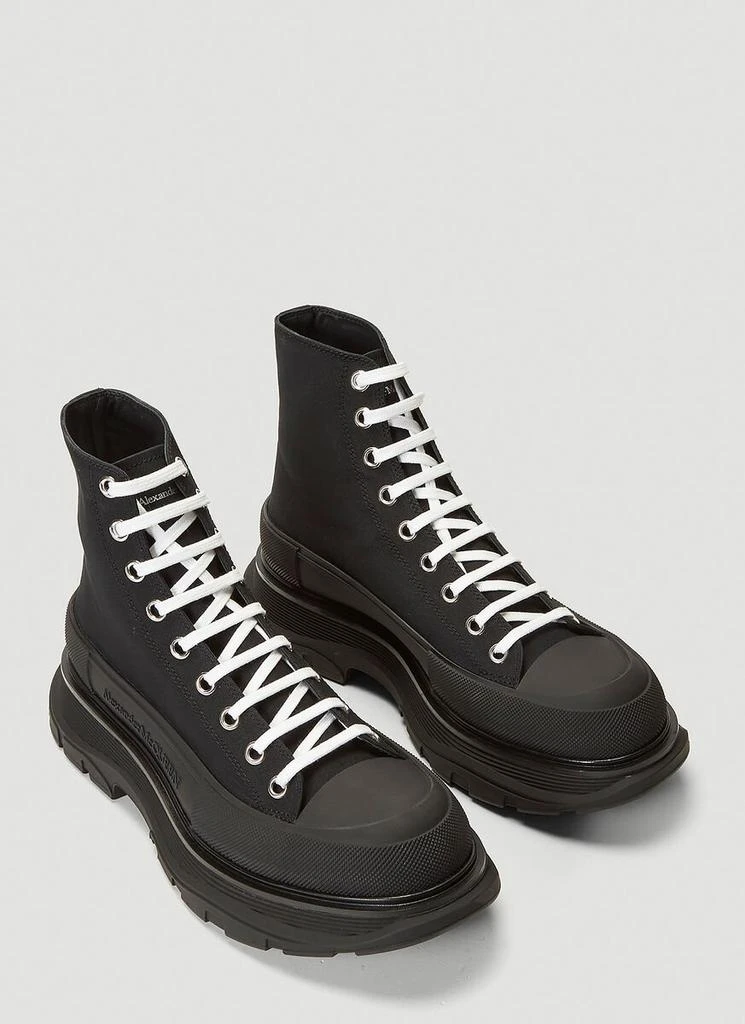 商品Alexander McQueen|Alexander McQueen Tread Lace Up Boots,价格¥5235,第4张图片详细描述