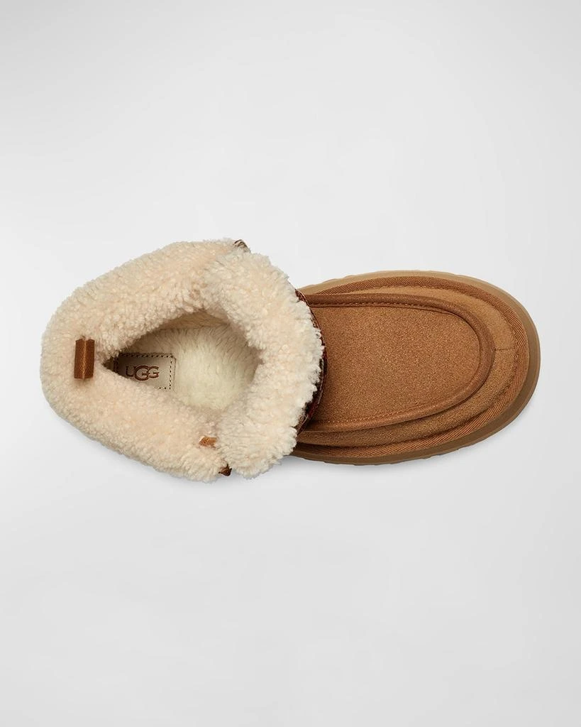 商品UGG|Funkarra Suede Shearling Lace-Up Booties,价格¥1148,第4张图片详细描述