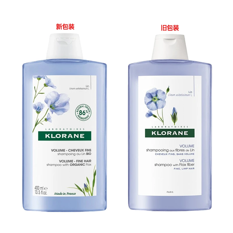 Klorane康如亚麻洗发水400ml 去屑蓬松 商品