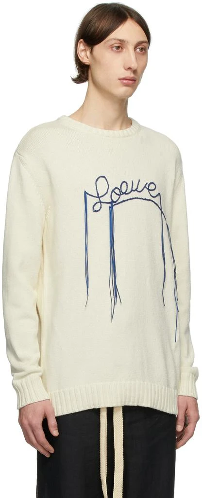 商品Loewe|Off-White Stitch Logo Sweater,价格¥7479,第2张图片详细描述