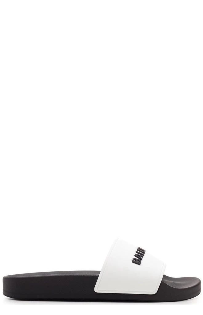 商品Balenciaga|Balenciaga Logo Pool Slides,价格¥2228,第1张图片