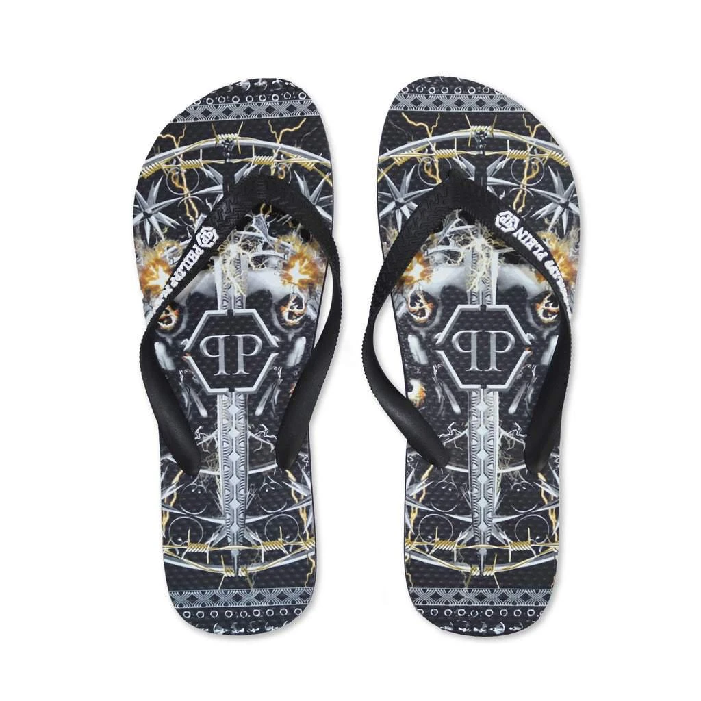 商品Philipp Plein|Philipp Plein Flip Flop,价格¥243,第1张图片