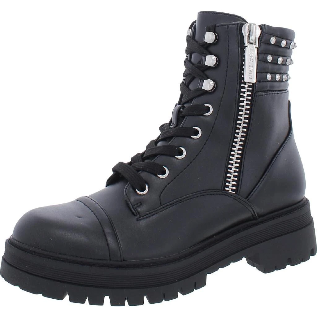 商品Nine West|Nine West Womens Pimmz  Lug Sole Outdoors Combat & Lace-up Boots,价格¥138,第2张图片详细描述