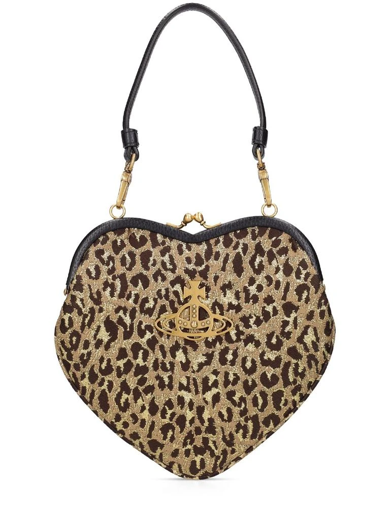 商品Vivienne Westwood|Belle Heart Leo Print Top Handle Bag,价格¥3444,第1张图片