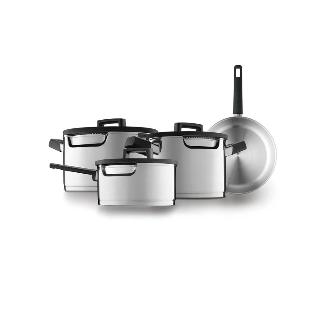 商品BergHOFF|Gem Cookware Set with Downdraft Handles, 7 Pieces,价格¥2374,第1张图片