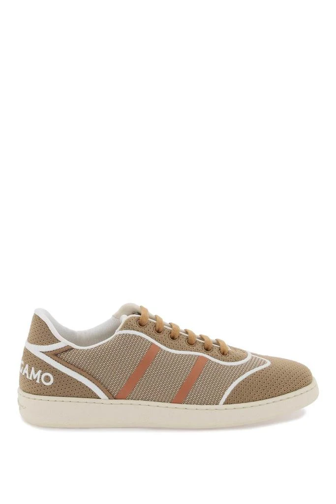 商品Salvatore Ferragamo|Low-top sneakers in technical knit,价格¥3360,第1张图片