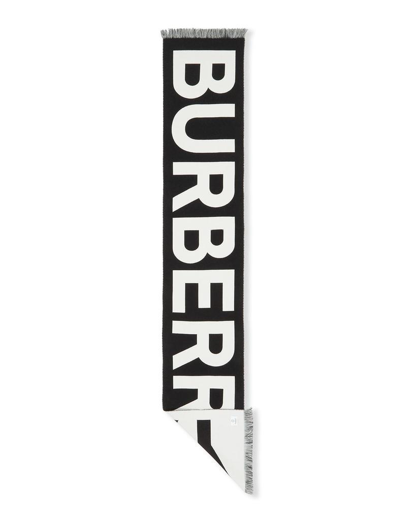 商品Burberry|Men's Logo Wool Football Scarf,价格¥2579,第5张图片详细描述