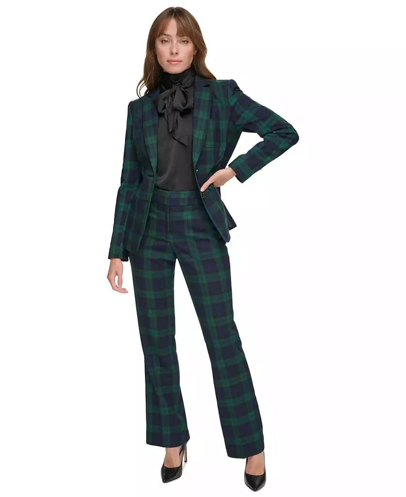 商品Tommy Hilfiger|Women's Plaid Two-Button Blazer,价格¥502,第5张图片详细描述