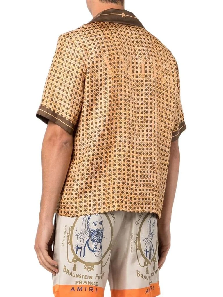 商品AMIRI|Amiri men's beige silk shirt,价格¥6245,第3张图片详细描述