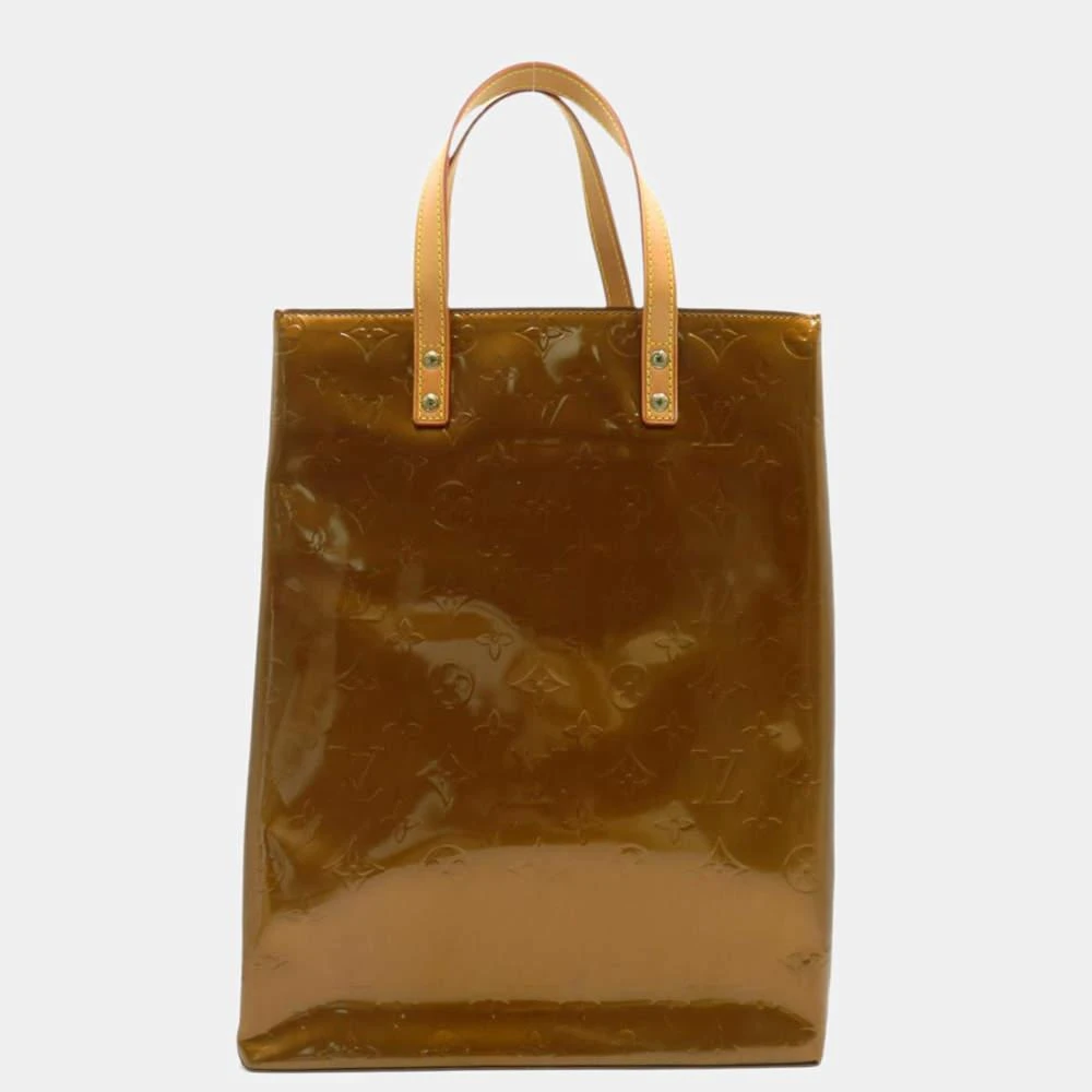 商品[二手商品] Louis Vuitton|Louis Vuitton Brown Patent Leather Vernis Reade MM Tote Bag ,价格¥4861,第1张图片