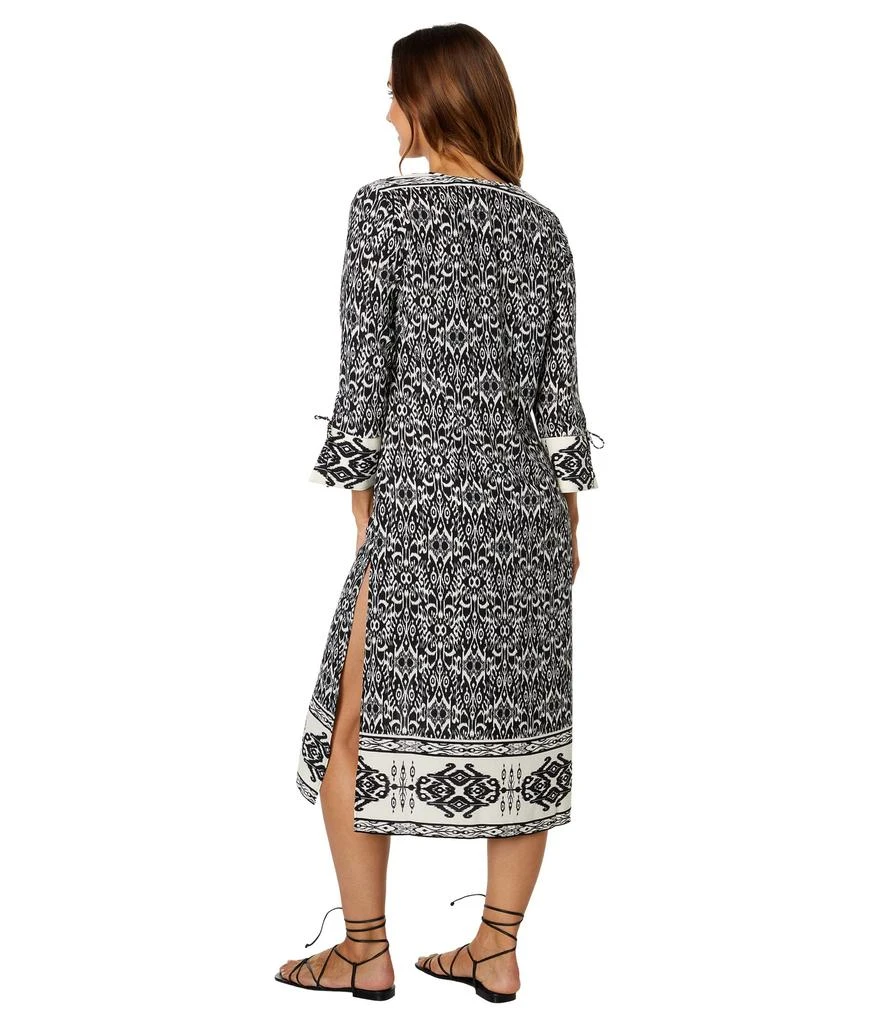 商品Vince Camuto|3/4 Sleeve Tie Front Ikat Tunic,价格¥957,第2张图片详细描述