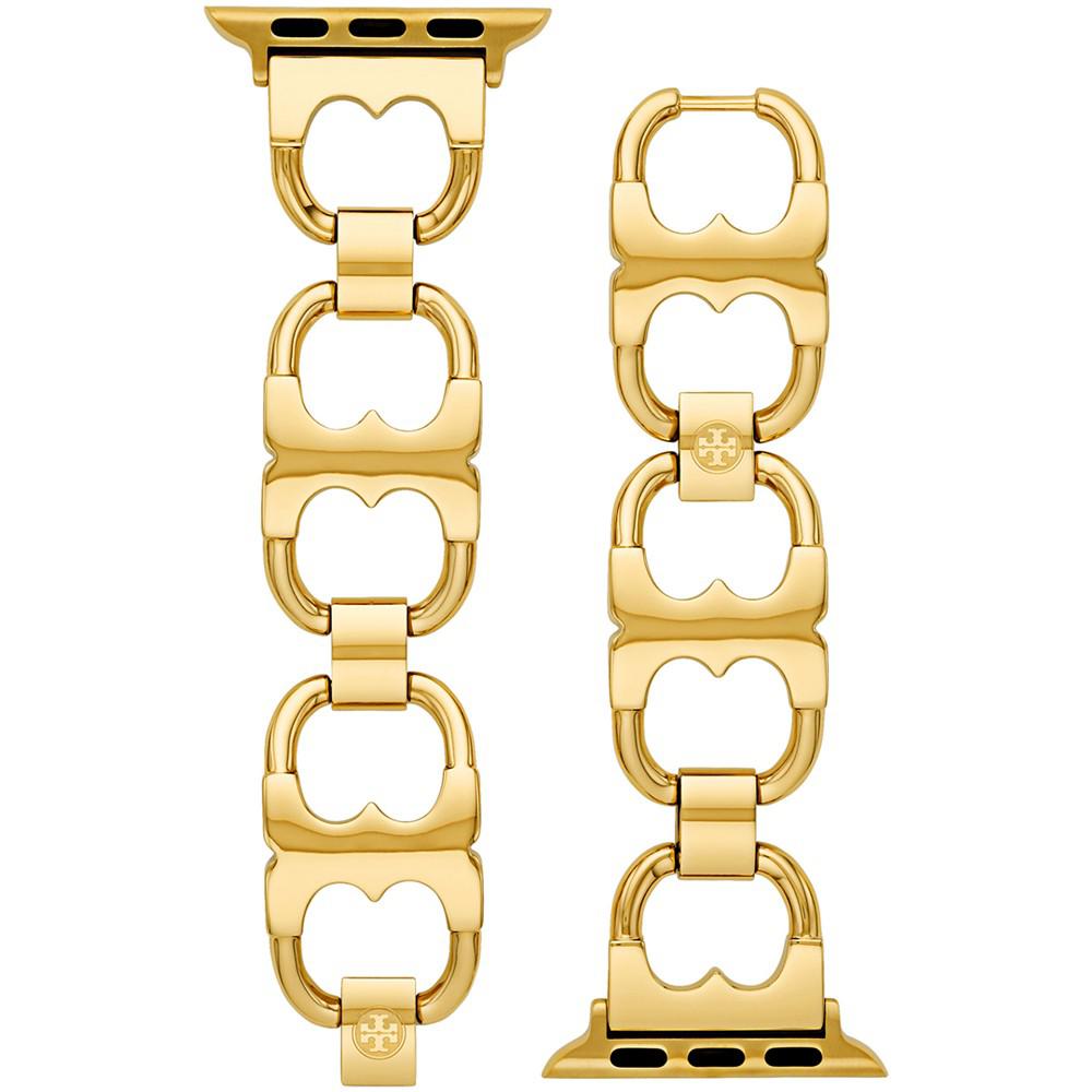 Gold-Tone Stainless Steel Gemini Link Bracelet For Apple Watch® 38mm/40mm商品第1张图片规格展示