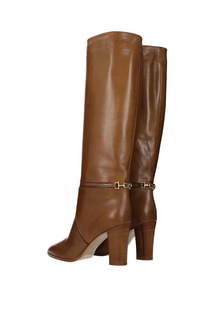 商品Celine|Boots claude Leather Beige Dark Beige,价格¥5723,第6张图片详细描述