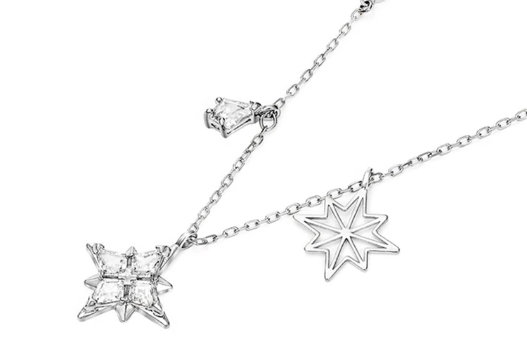 商品[国内直发] Swarovski|施华洛世奇 Symbolic系列 八芒星 人造水晶 项链 女款,价格¥958,第10张图片详细描述