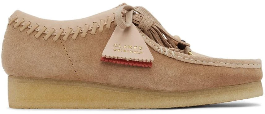 商品Clarks|Tan Wallabee Derbys,价格¥649,第1张图片