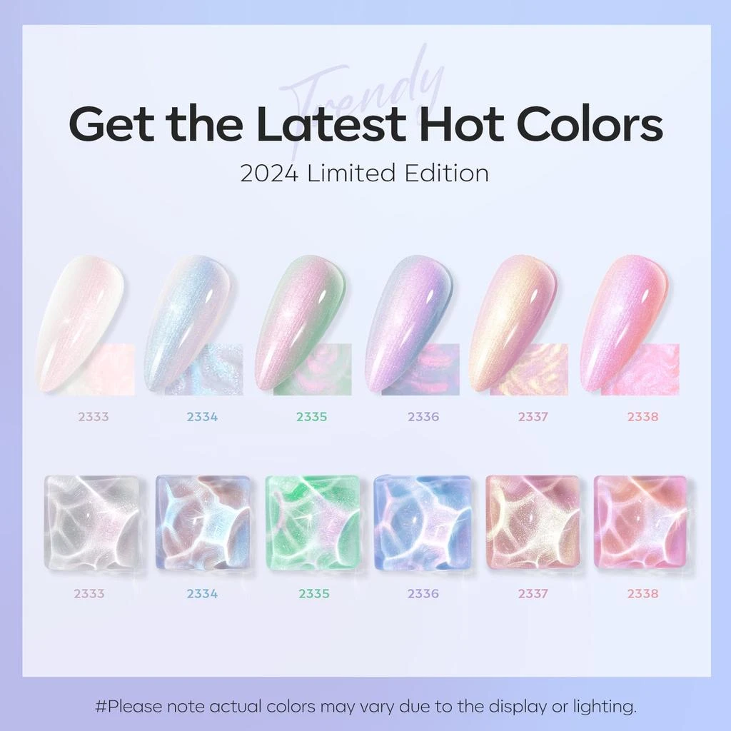 6 Shades Gel Nail Polish Set Collection 商品