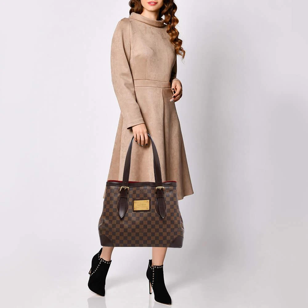 商品[二手商品] Louis Vuitton|Louis Vuitton Damier Ebene Canvas Hampstead MM Bag,价格¥7780,第2张图片详细描述