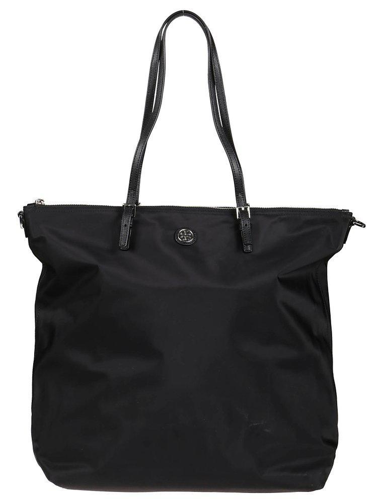 商品Tory Burch|Tory Burch Logo Plaque Zipped Tote Bag,价格¥1708,第1张图片