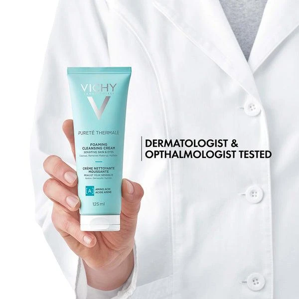 Vichy Pureté Thermale Hydrating Foaming Cream Facial Cleanser, Paraben-free, Alcohol-free, 4.2 Fl. Oz. 商品