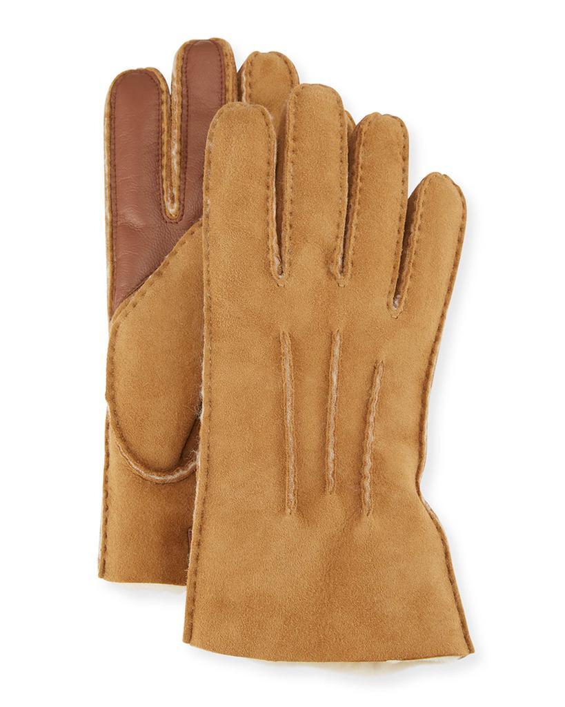 商品UGG|Men's Three-Cord Contrast Sheepskin Gloves,价格¥1164,第1张图片