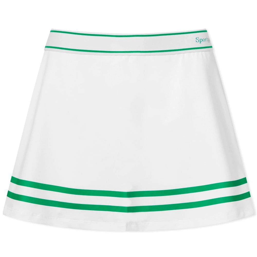 商品Sporty & Rich|Sporty & Rich Classic Logo Flared Skirt,价格¥305,第1张图片