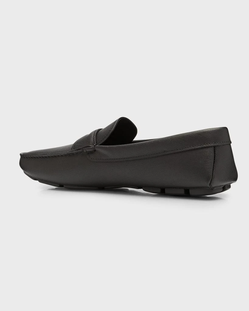 商品Prada|Men's Saffiano Leather Penny Drivers,价格¥6564,第5张图片详细描述