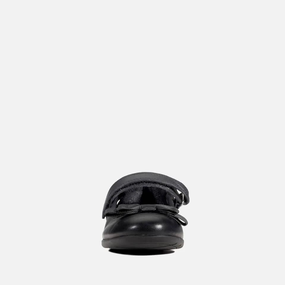 CLARKS KIDS' SCALAAP SCHOOL SHOES - BLACK LEATHER 商品