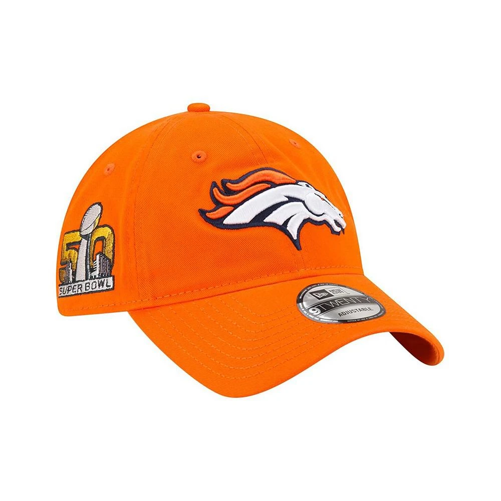 商品New Era|Men's Orange Denver Broncos Distinct 9TWENTY Adjustable Hat,价格¥225,第1张图片