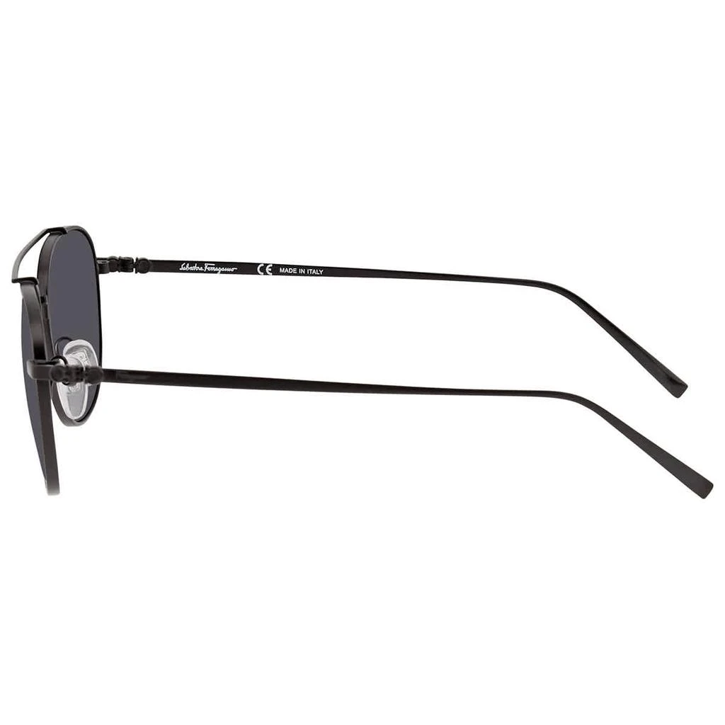 商品Salvatore Ferragamo|Dark Grey Pilot Men's Sunglasses SF200S 002 54,价格¥510,第3张图片详细描述