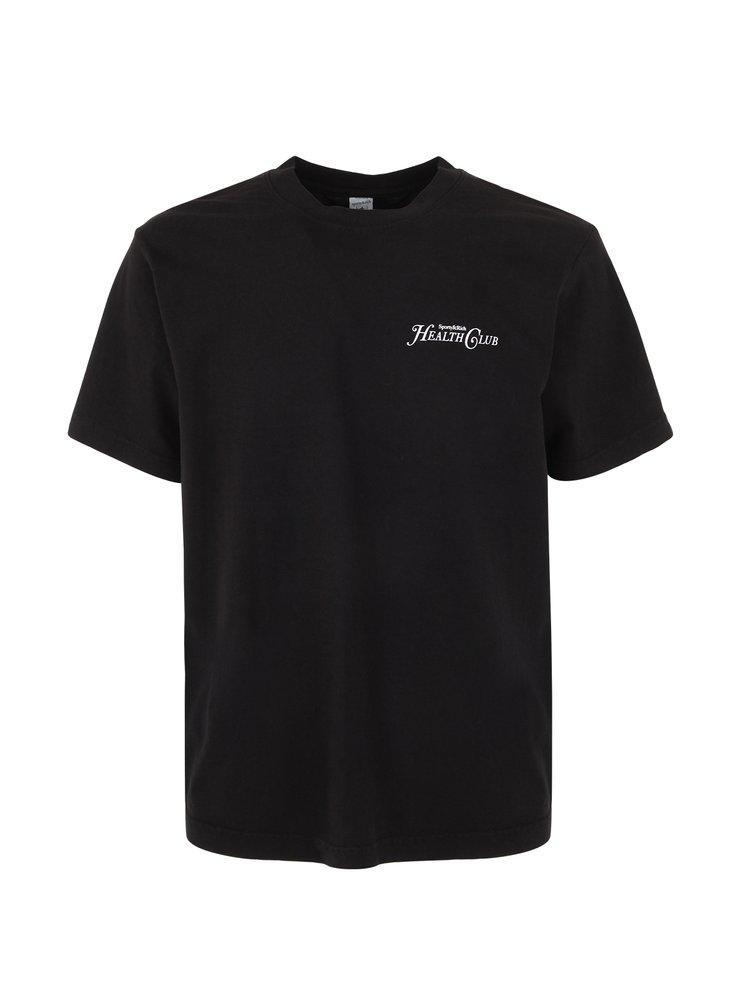 商品Sporty & Rich|Sporty & Rich Logo Printed Crewneck T-Shirt,价格¥287,第1张图片