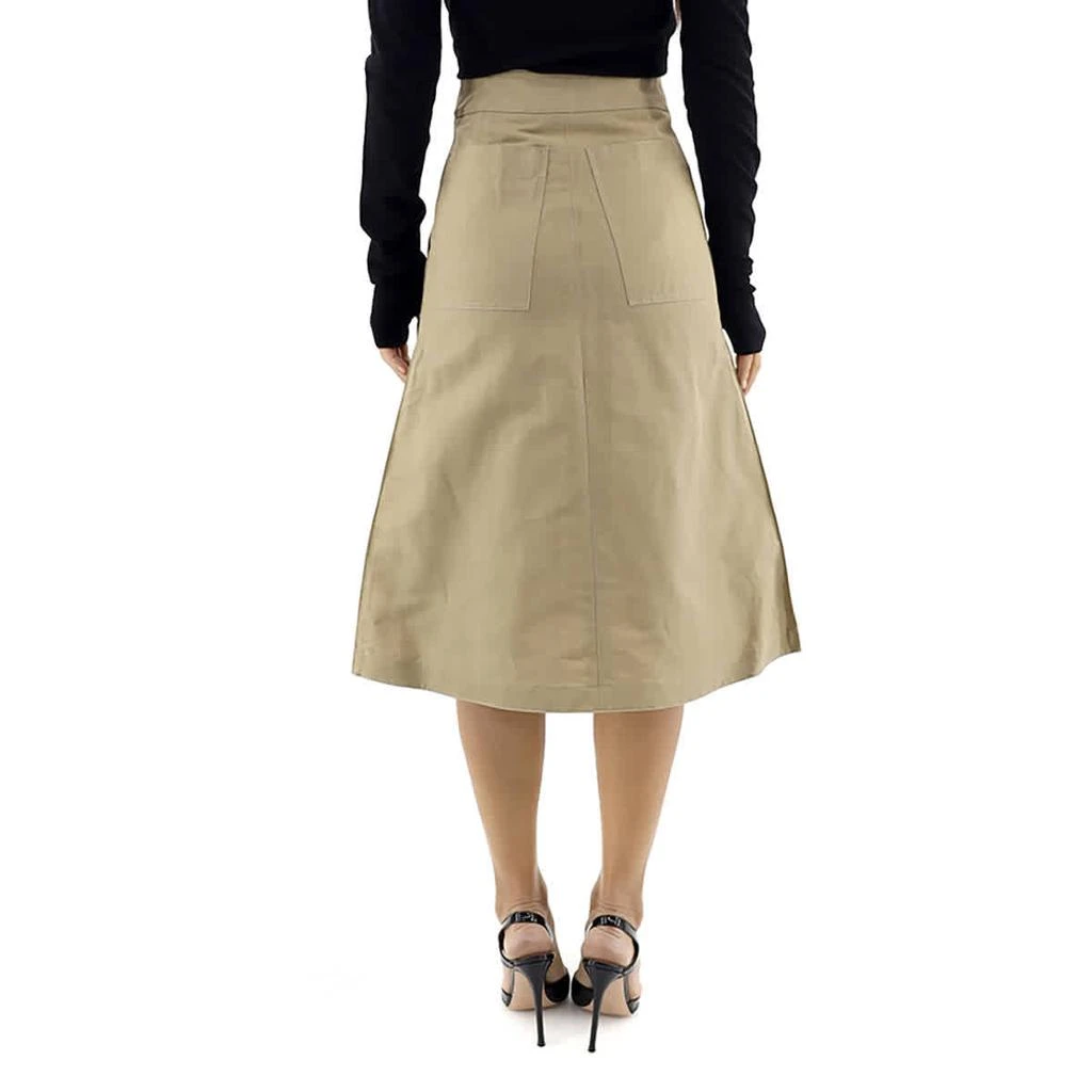 商品Burberry|Burberry Cotton Silk High-waisted Skirt, Brand Size 4 (US Size 2),价格¥956,第3张图片详细描述