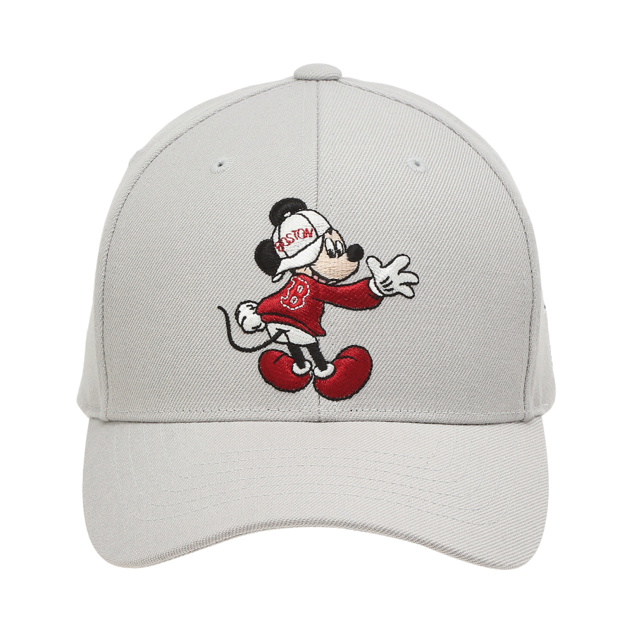 【享贝家】MLB 迪士尼米奇联名侧边logo 棒球帽 灰色32CPKA011-43M-FREE商品第4张图片规格展示