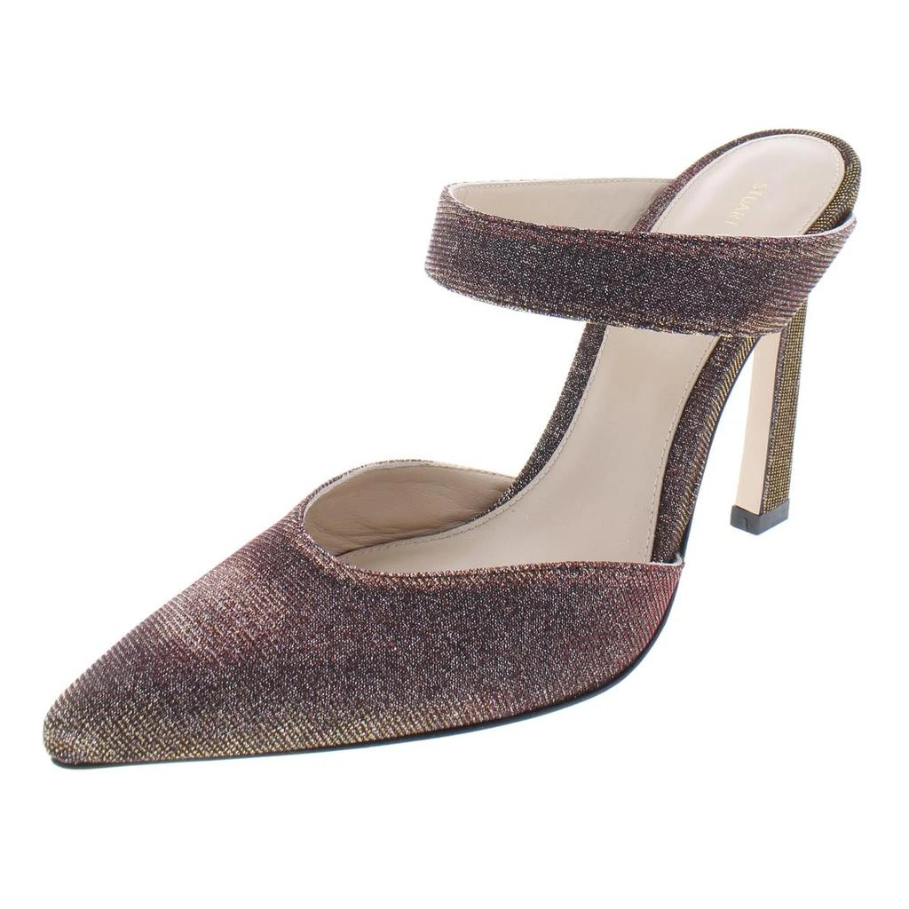 商品Stuart Weitzman|Stuart Weitzman Womens Eventually Metallic Pointed Toe Mules,价格¥591,第1张图片