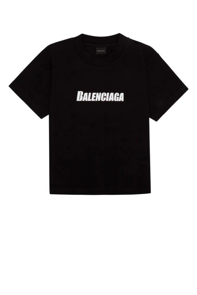 商品Balenciaga|Balenciaga Kids Logo Printed Crewneck T-Shirt,价格¥1458,第1张图片