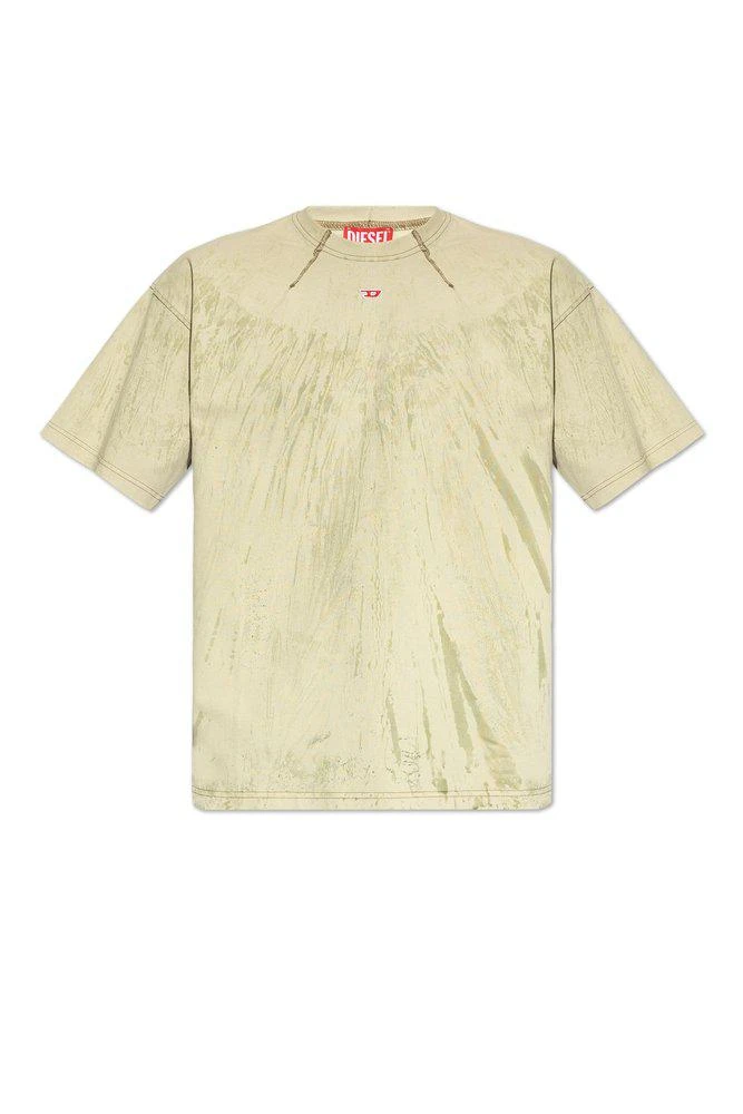 商品Diesel|Diesel T-Cos Plaster Effect Crewneck T-Shirt,价格¥771,第1张图片