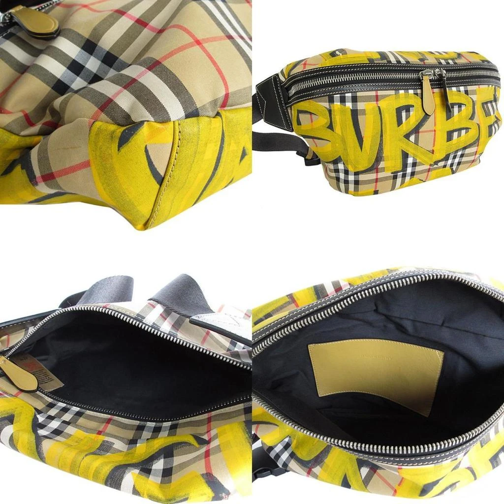 商品[二手商品] Burberry|yellow Nylon Leather Sling Bag (Pre-Owned),价格¥10076,第4张图片详细描述