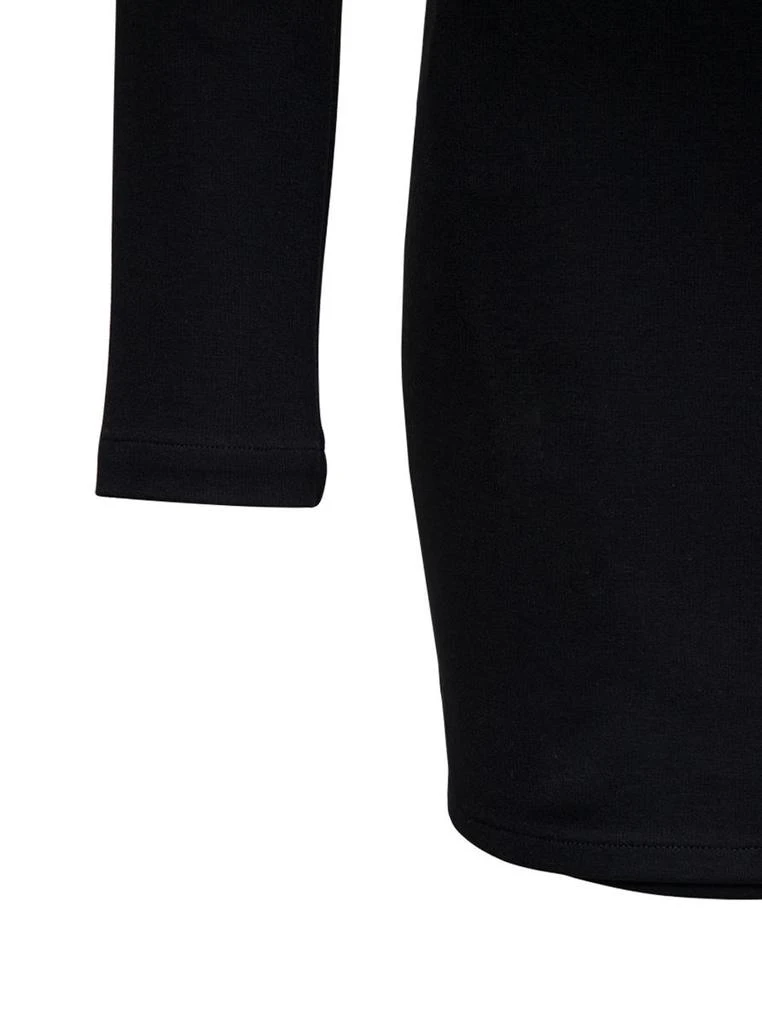 商品GIUSEPPE DI MORABITO|Black Jersey Dress With Chain Detail,价格¥8348,第3张图片详细描述