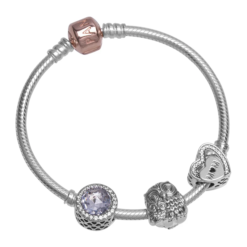 商品[国内直发] PANDORA|PANDORA 银色女士手镯 PAND00099,价格¥565,第1张图片