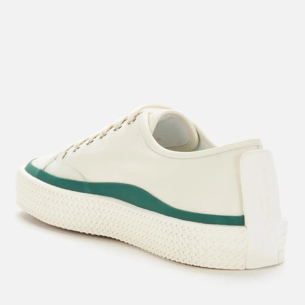 商品Salvatore Ferragamo|Salvatore Ferragamo Men's Storm Leather Low Top Trainers,价格¥1352,第2张图片详细描述