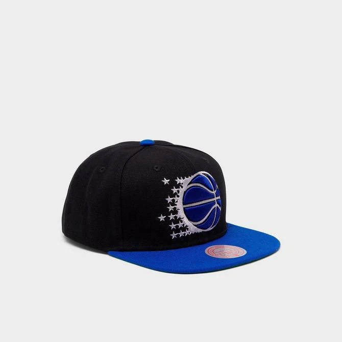 商品Mitchell and Ness|Mitchell & Ness NBA Orlando Magic Patch Overload Snapback Hat,价格¥186,第3张图片详细描述