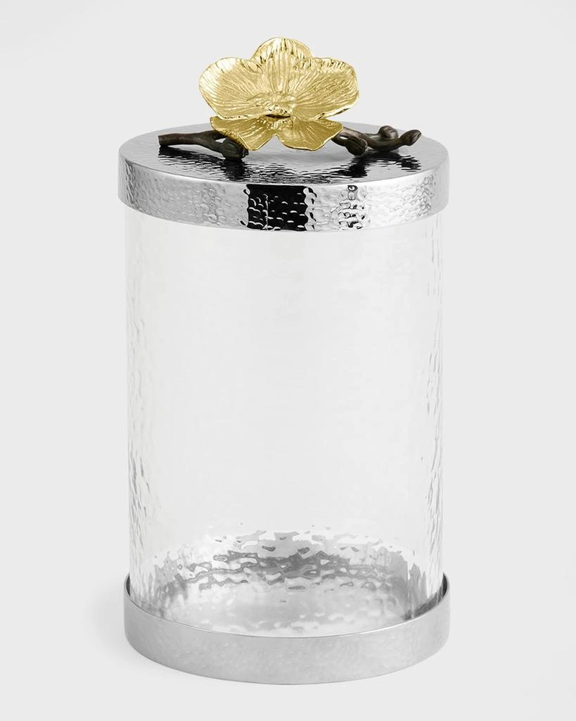 商品Michael Aram|Gold Orchid Medium Canister,价格¥1110,第1张图片