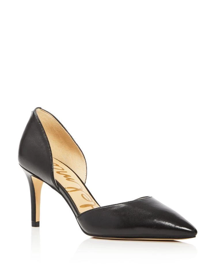 商品Sam Edelman|Telsa Leather d'Orsay Pointed Toe 高跟鞋,价格¥897,第1张图片