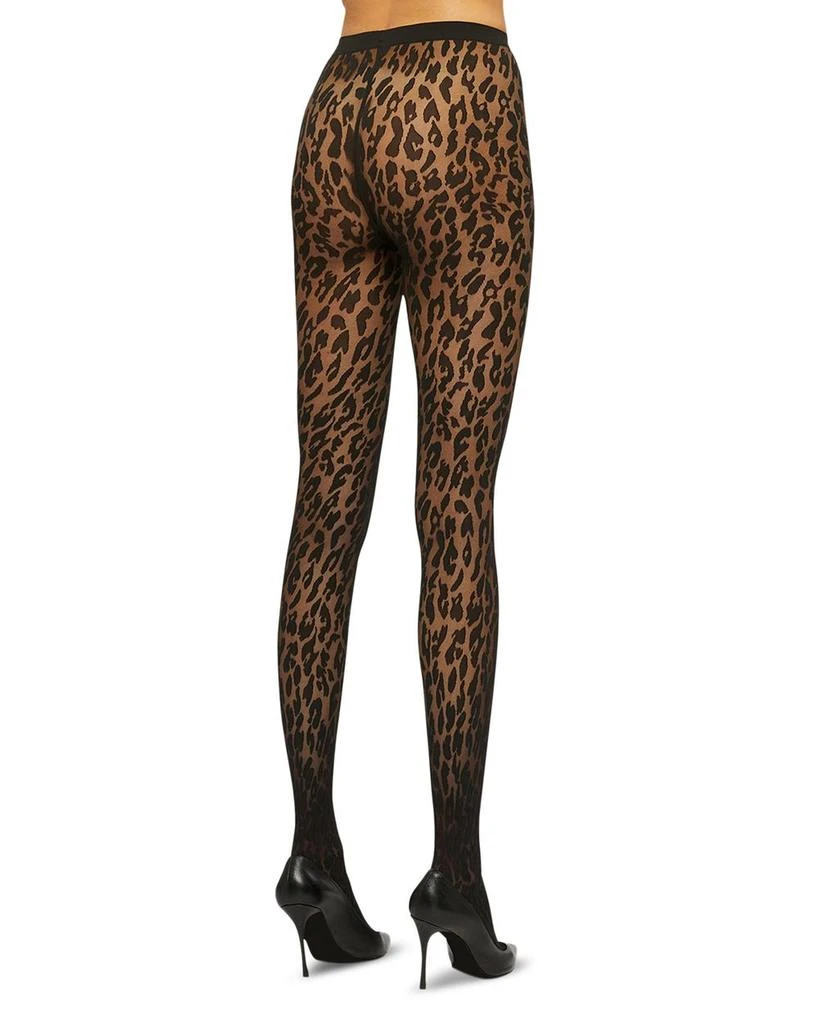 Matte Leopard Print Tights 商品