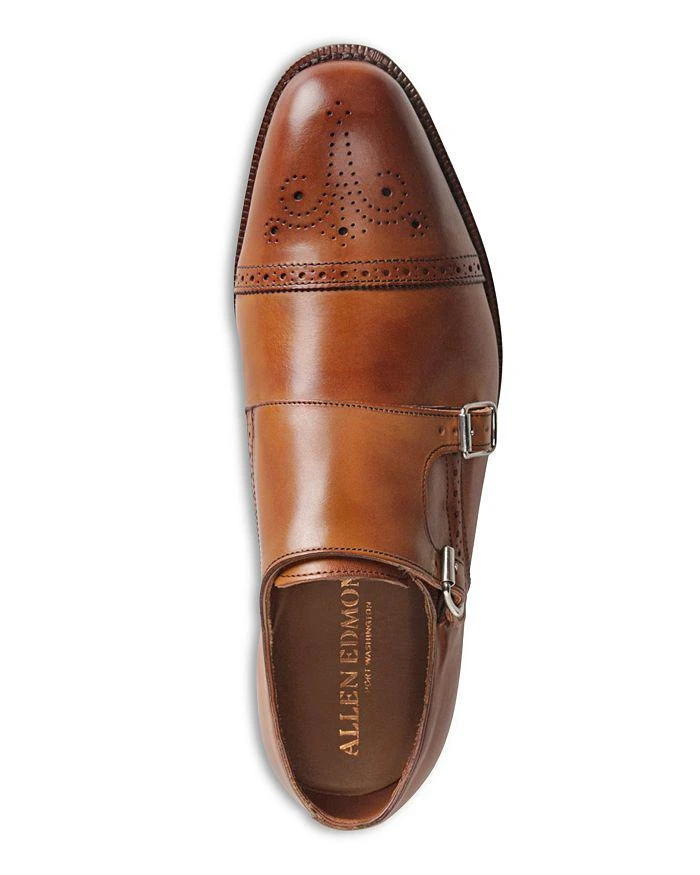 商品Allen Edmonds|Men's St. John's Double Buckle Monk Strap Cap Toe Dress Shoes,价格¥3181,第2张图片详细描述