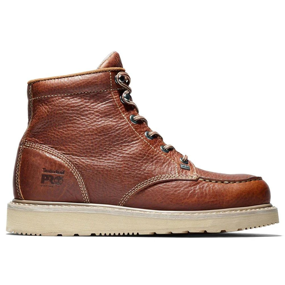 商品Timberland|Barstow Wedge Moc Soft Toe Work Boots 男款工作靴,价格¥886,第1张图片详细描述