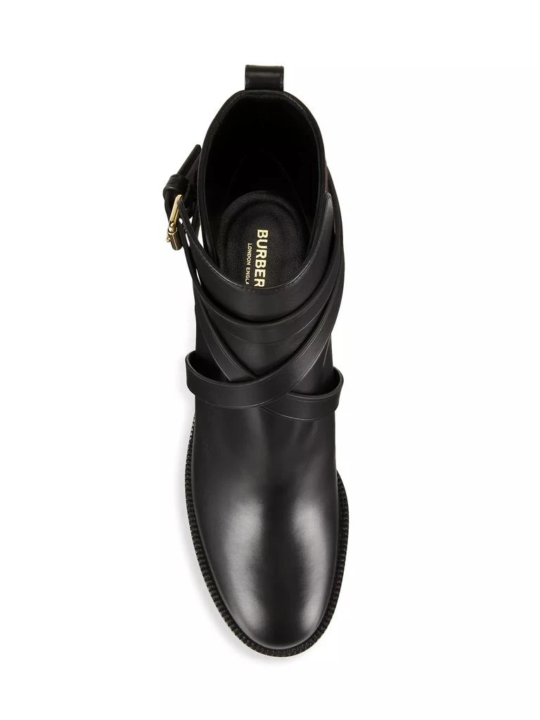 商品Burberry|Pryle House Check & Leather Ankle Boots,价格¥7809,第5张图片详细描述