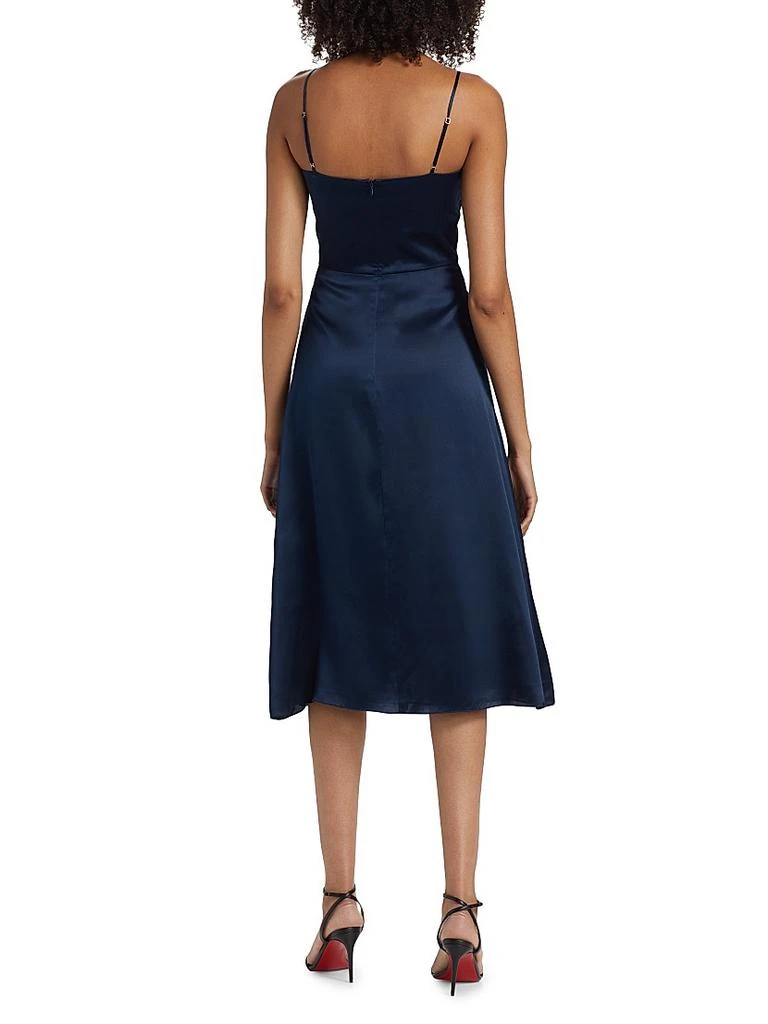 商品Amanda Uprichard|Clover Silk Midi-Dress,价格¥1126,第5张图片详细描述