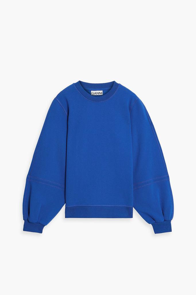 Embroidered cotton-blend fleece sweatshirt商品第3张图片规格展示